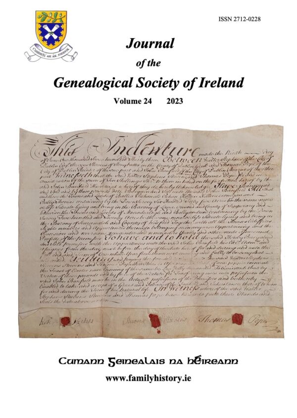 Journal of the Genealogical Society of Ireland (2023)